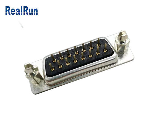 Gerades Verbindungsstück männlich-weibliches PBT SUBVENTION DP 15 Pin PWBs 1000VAC D