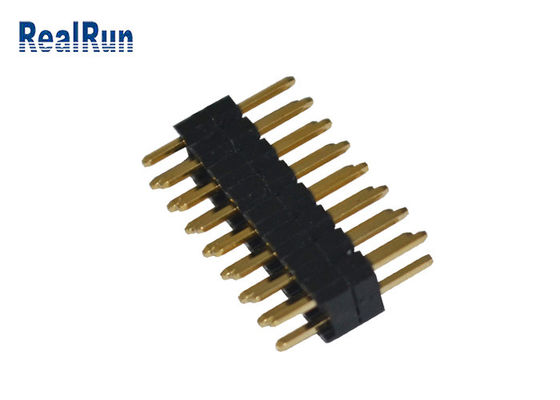 Doppelreihe PA6T 3.0A TAUCHEN Neigung Pin Header Connectors 2.54mm ein