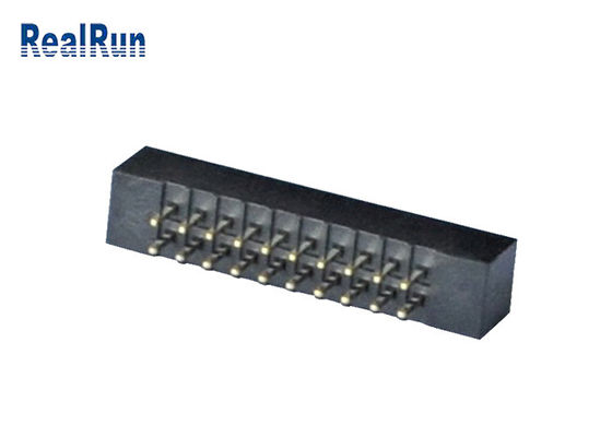 Maschinell bearbeiteter Kasten-Titel 20 Pin Straight Connector PA6T PBT-Plastik2.0mm Neigung