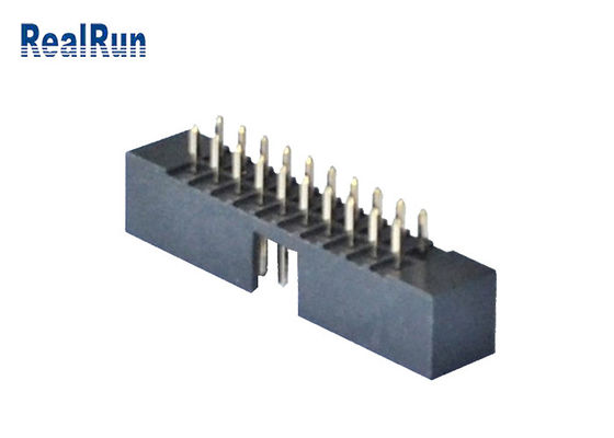 Maschinell bearbeiteter Kasten-Titel 20 Pin Straight Connector PA6T PBT-Plastik2.0mm Neigung
