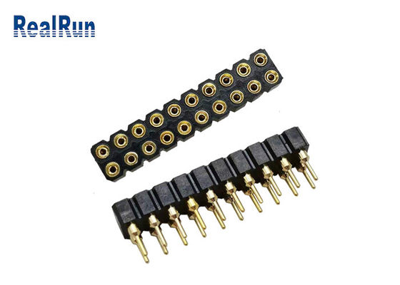 BAD Pin Female Header 20 Pin Dual Row Socket Connector PBT 2.54mm