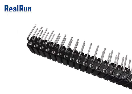 UL94V-0 2.54mm runder weiblicher Pin Header Right Angle 80 Pin SGS