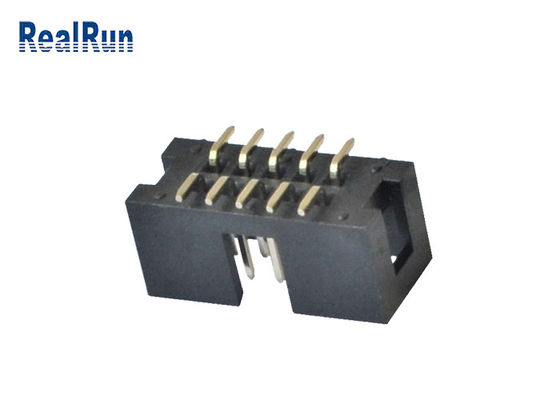 PA6T IDC männliche Neigung SMT 10 Pin Box Header des Titel-Verbindungsstück-2.54mm