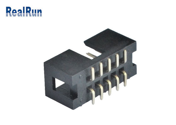 PA6T IDC männliche Neigung SMT 10 Pin Box Header des Titel-Verbindungsstück-2.54mm