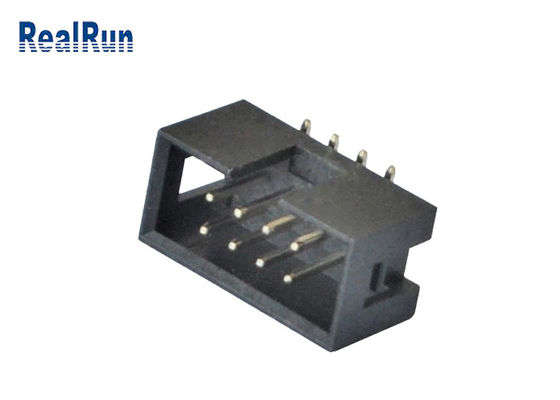 Vertikaler Kasten-Titel 2*4 8 Pin Machined Solder PA6T PWBs 2.54mm SMT