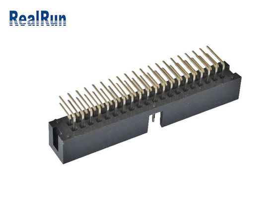Vertikaler Kasten-Titel 2*4 8 Pin Machined Solder PA6T PWBs 2.54mm SMT