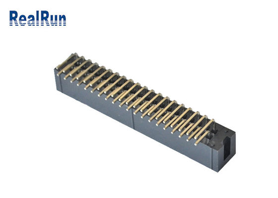 Vertikaler Kasten-Titel 2*4 8 Pin Machined Solder PA6T PWBs 2.54mm SMT