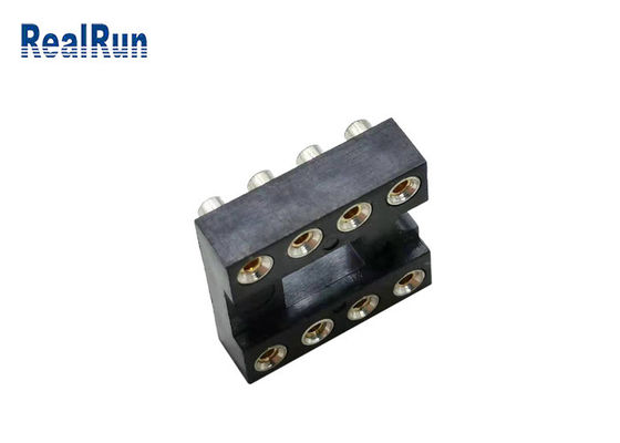 Sockel-weibliches Titel-Verbindungsstück UL94V-0 gerades 8P der Neigungs-2.54mm IC