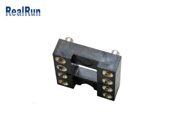 Sockel-weibliches Titel-Verbindungsstück UL94V-0 gerades 8P der Neigungs-2.54mm IC
