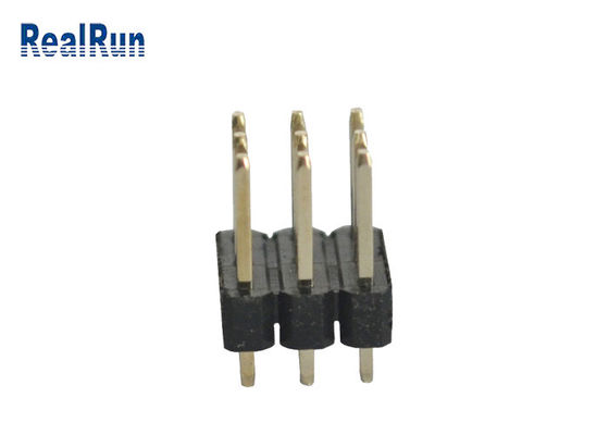 Neigungs-Lötmittel-Titel-Verbindungsstück 3*4 12 PA6T 2.54mm BAD Pin 180°
