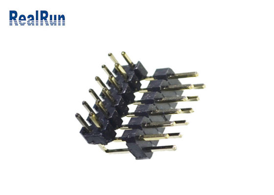 H2.0 Messing-PBT PA6T Pin Header Connector Dual Row 2*6 Pin SGS