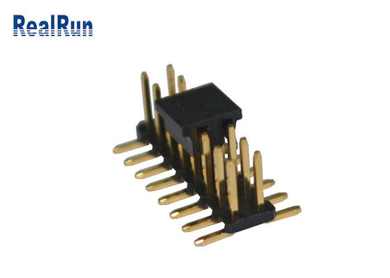 Leiterplatten-Verbinder PA6T LCM LED UL94V-0 SMT Pin Header Brass Board To
