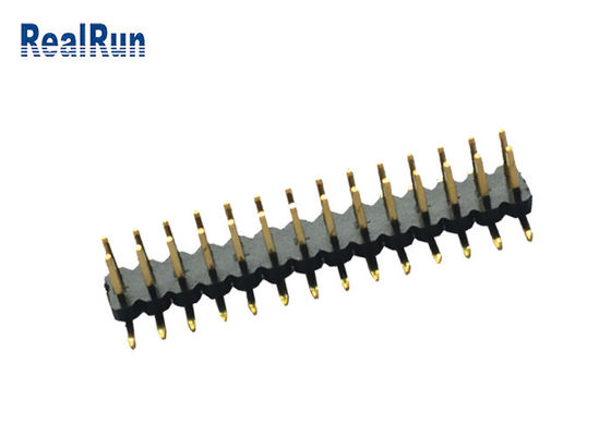 Doppelt-Reihen-Titel-Verbindungsstück ISO9001 3.0A Messing-Pin Header Connector PA6T