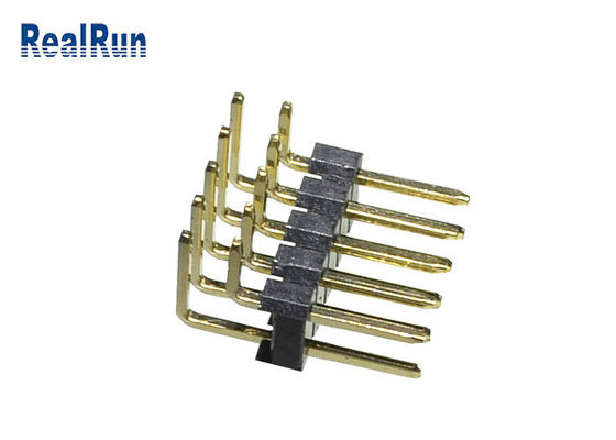 doppelte Reihe PA6T 3Amp LCP PBT 1000VAC Pin Header Connector 2.54mm
