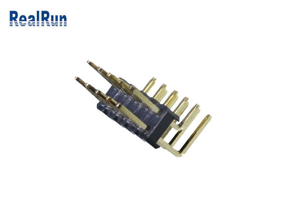 doppelte Reihe PA6T 3Amp LCP PBT 1000VAC Pin Header Connector 2.54mm