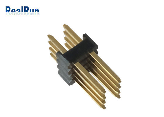 REIHEN-Pin Header Brasss 8P 3.0A PA6T PBT LCP Doppelbrett, zum von UL94V-0 zu verschalen