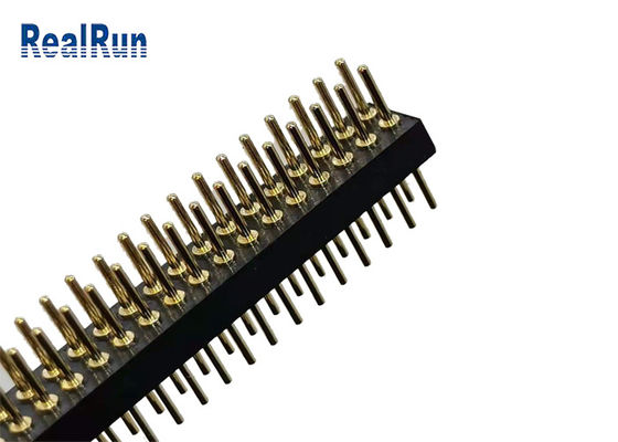 Höhen-Runde Pin Header Straight 70P LCP UL94V-0 PA6T PPS 1.9mm