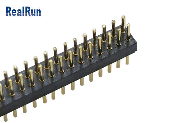 Höhen-Runde Pin Header Straight 70P LCP UL94V-0 PA6T PPS 1.9mm