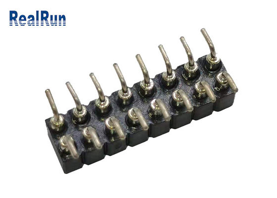 PBT PA6T PPS L7.40 weibliche Neigung SMT SMD ISO9001 des Titel-Verbindungsstück-2.54mm