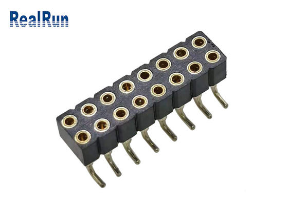 PBT PA6T PPS L7.40 weibliche Neigung SMT SMD ISO9001 des Titel-Verbindungsstück-2.54mm