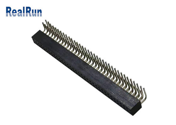 Messing-CuZn38Pb-Runde Pin Female Header 70P rechtwinkliges PA6T PPS