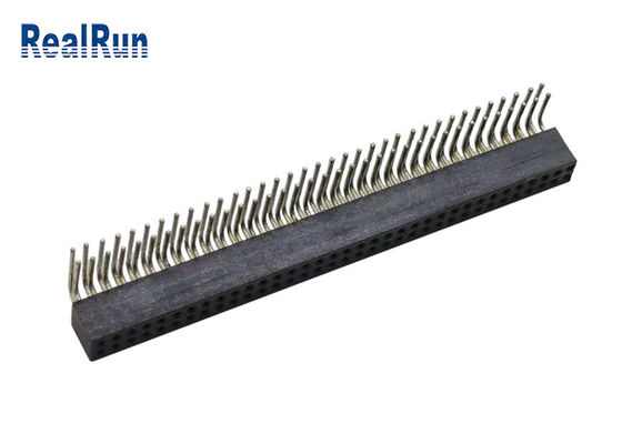Messing-CuZn38Pb-Runde Pin Female Header 70P rechtwinkliges PA6T PPS