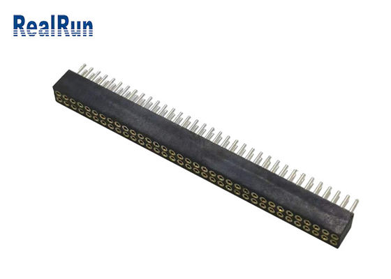 PPS LCP ringsum weiblichen Polyester-Messing H59-3 PA6T Pin Headers UL94V-0