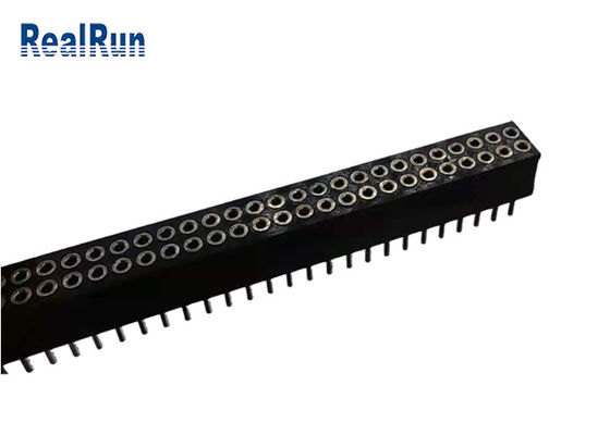 PPS LCP ringsum weiblichen Polyester-Messing H59-3 PA6T Pin Headers UL94V-0