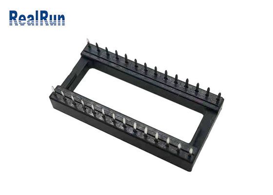 Quadrat-Pin Headers 2.54mm 28P PA6T UL94V-0 Reihe Bad-15,24