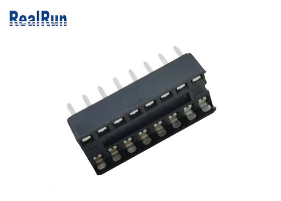 Isolator IC-Sockel PA6T UL94V-0 BAD 2×8P Reihen-PBT PWB-Motherboard-Verbindungsstück