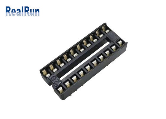 7.62mm Reihe, die Kartenstecker 1000VAC 14 Pin Header Connector 2.54mm IC sperrt