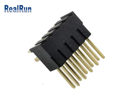 Doppelt-Reihen-Pin Headers PA6T LCP ISO9001 10P PBT Brett zum Leiterplatten-Verbinder