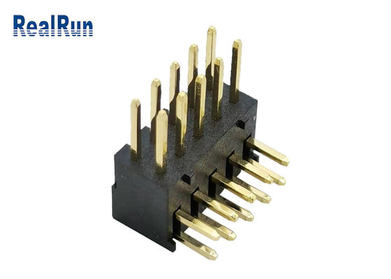 Doppelt-Reihen-Pin Headers PA6T LCP ISO9001 10P PBT Brett zum Leiterplatten-Verbinder