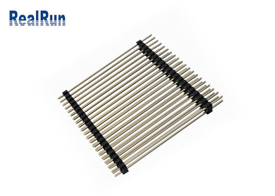 PA6T LCP 0.75A Messing-Pin Header Connector Gold Flash PWB-Verbindungsstück