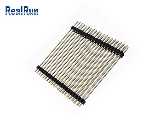 PA6T LCP 0.75A Messing-Pin Header Connector Gold Flash PWB-Verbindungsstück