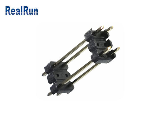 Faser-Pin Header Connectors 2.54mm PA6T PBT LCP Bad durch Loch 0.75A