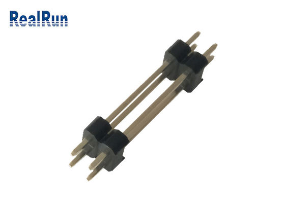 Löten Sie PA6T DC 0,75 Pin Header Connector H2.5 4P PWB-Mann-DC 0.75A