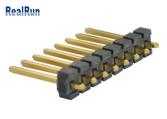 Messing-LCP einzelnes Gold des Reihen-Titel-Verbindungsstück-UL94V-0 7A PA6T überzogen