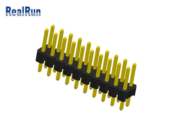 Doppelt-Reihen-Bad-Pin Header Male Brass Pcbs 3.0A PBT PA6T 20P Messing