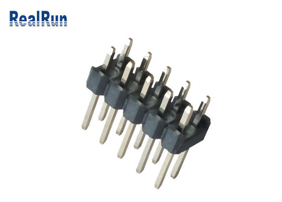 30% GF PH2.54 Doppelreihen-Titel-Verbindungsstück PA6T 2*5P Pin Header PBT LCP