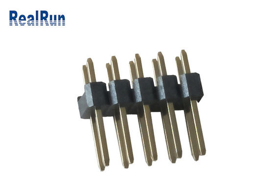 30% GF PH2.54 Doppelreihen-Titel-Verbindungsstück PA6T 2*5P Pin Header PBT LCP