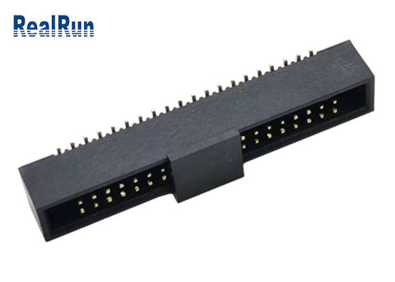 Idc-Verbindungsstück-Mann-40 Pin SMD Pin Box DC2A Titel LCP Messing- PA6T mit Kappe