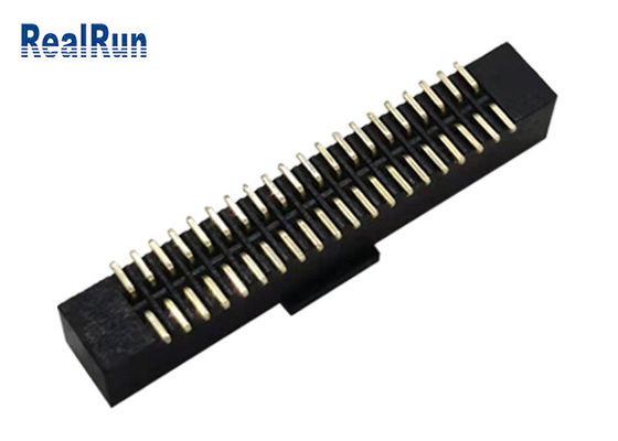 Idc-Verbindungsstück-Mann-40 Pin SMD Pin Box DC2A Titel LCP Messing- PA6T mit Kappe