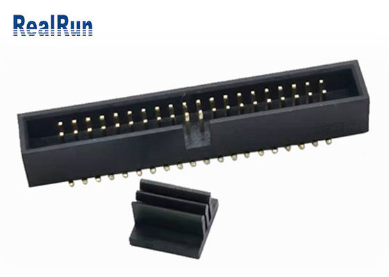 Idc-Verbindungsstück-Mann-40 Pin SMD Pin Box DC2A Titel LCP Messing- PA6T mit Kappe