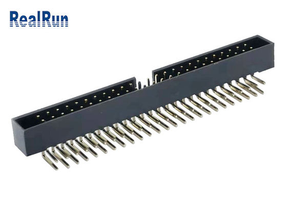 PA6T UL94V-0 IDC Doppelt-Reihe des Kasten-Titel-50P hüllte Pin SGS ein