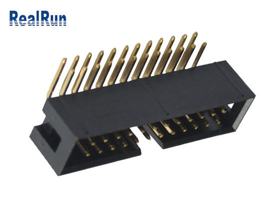 Messing-PA6T-Kasten-Titel-Verbindungsstück UL94V-0 PBT VORMONTIERTER 24 Pin DC3A LCP