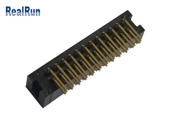 Messing-PA6T-Kasten-Titel-Verbindungsstück UL94V-0 PBT VORMONTIERTER 24 Pin DC3A LCP