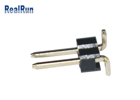 Au über Ni SMT Pin Header Oxidation Resistance 2 Pin Single Row PA6T