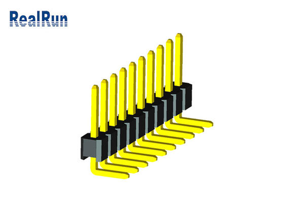 Reihe Pin Header Connectors PA6T eins 10P LCP PBT Mannespwb-Verbindungsstück