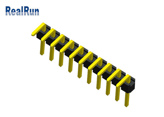 Reihe Pin Header Connectors PA6T eins 10P LCP PBT Mannespwb-Verbindungsstück